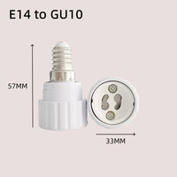 Douille de conversion RUYI E14 GU10 en céramique, style à vis, blanche, certifiée CE, 250V AC, garantie 3 ans, pour intérieur – Fournisseur Fabricant