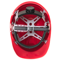 Casque industriel réglable rouge foncé pour la construction casque de protection de sécurité chapeaux durs ventilés