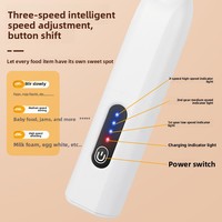 Pengaduk susu Frother kopi, pengaduk genggam elektrik untuk penggunaan rumah, krim susu kecil, pengocok susu