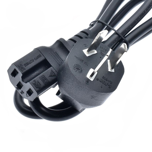 Cable <span class=keywords><strong>de</strong></span> alimentación <span class=keywords><strong>de</strong></span> extensión <span class=keywords><strong>de</strong></span> CA <span class=keywords><strong>de</strong></span> 1,2 M/1,5 M, aprobado por SAA, 250V, AU, enchufe AU, extremo <span class=keywords><strong>de</strong></span> tira abierta <span class=keywords><strong>de</strong></span> 2 pines para electrodomésticos - Product Image 4