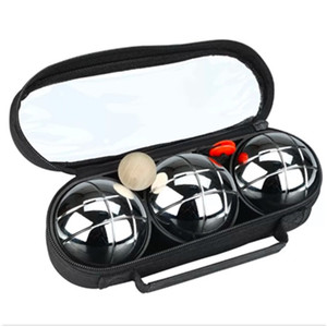 Ensemble de jeu de sport d'extérieur personnalisé, conçu en usine, 3 ou 6 boules de pétanque en acier de haute qualité, en promotion - Product Image 1