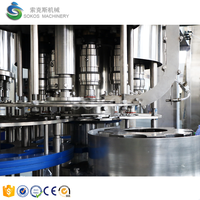 Machine de remplissage d'eau entièrement automatique Sokos 12000BPH pour ligne de remplissage d'eau minérale en bouteille PET de 500 ml