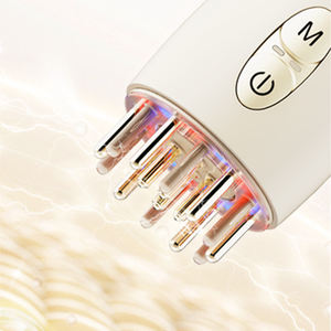 Produk Perawatan Rambut Anti-Rontok, Terapi Minyak Merah Elektrik, Alat Pijat Kulit Kepala, Dispenser Serum, Sisir Sikat Penumbuh Rambut - Product Image 3