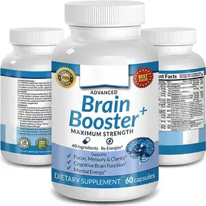 OEM/ODM Cheapest Elevate Brain Function Nootropic Power Support With DMAE Brain Booster Supplements Capsules