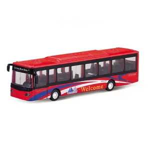 EPT mainan logam paduan, kendaraan mainan Diecast Die Cast Model Bus logam