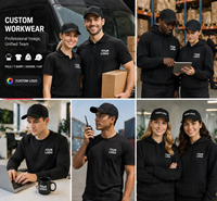 Uniformes de Trabajo Personalizados, Gorras y Camisetas Polo con Logotipo, Sudadera con Capucha y Logotipo para Uniformes de Empleados de Negocios