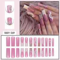 Presse acrylique sur les ongles lot de gros presse de luxe sur les ongles vendeurs presse sur les ongles pas cher