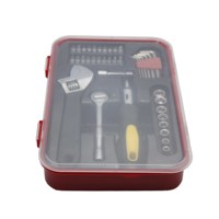 Juego de Herramientas Manuales de 38 Piezas para Reparaciones en el Hogar y Taller, Juego de Destornilladores y Llaves con Estuche, Regalo Promocional
