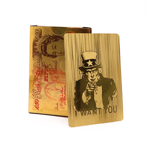 WJPC — étui <span class=keywords><strong>de</strong></span> Poker en papier doré 999.9 personnalisé, boîte à Double pont, vente en vrac, <span class=keywords><strong>cartes</strong></span> <span class=keywords><strong>de</strong></span> <span class=keywords><strong>jeu</strong></span>, 100 - Product Image 3