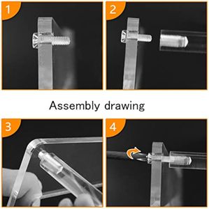 แท่นวางจอแล็ปท็อปอะคริลิกใสตัวตั้งโชว์ความสูง - Product Image 4