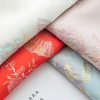 Tissu Jacquard Brocart Métallique à Motifs Floraux de Haute Qualité, Nouvelle Arrivée, pour Robes et Vêtements Femme JSY-24314