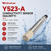 Sensor de Conductividad y Salinidad de Alta Precisión Y523-A, 0-200 MS/cm, Medidor de TDS, RS485 MODBUS, Sonda de Calidad del Agua para Acuicultura