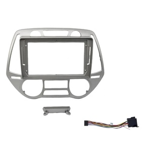 2 Din Android Head Unit Radio mobil, Kit bingkai Radio mobil untuk HYUNDAI I20 2012 2013 2014 Auto Stereo Dash Fascia Trim Bezel Faceplate - Product Image 4