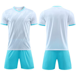 Schnell Trocknend Leicht Atmungsaktiv Fußball-Trikot Kurzset Digitaldruck Maßgeschneidert Unisex 100% Polyester Automatisierter Zuschnitt Uniform - Product Image 3