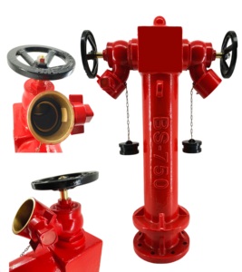 Hydrant d'incendie de style britannique BS-750, équipement de lutte contre l'incendie, appareil de lutte contre l'incendie personnalisable - Product Image 1