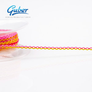 Cadena Elástica de Ortodoncia de Doble Color Guber, Cadena <span class=keywords><strong>Dental</strong></span> Larga y Corta Cerrada para Dientes, Producto de Higiene Bucal Multiusos - Product Image 6