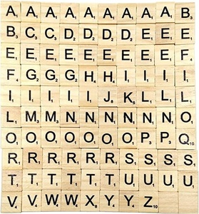 Lettere S-crable in legno EASTOMMY, piastrelle S-crable in legno, gioco di parole incrociate S-crabble per bambini gioco di Puzzle per <span class=keywords><strong>adulti</strong></span> 100 pezzi di Set - Product Image 2