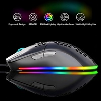 Penjualan Panas G02 7200DPI Sensor Optik RGB Backlight Mouse Game Ergonomis Mouse Nirkabel untuk Gamer Komputer PC Gaming Mouse