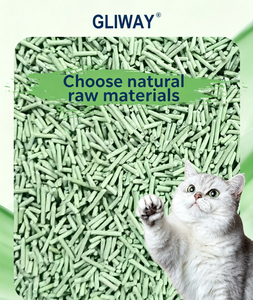 ทรายแมวเต้าหู้ Gliway—สูตรชาเขียวแบบจับตัวเป็นก้อน ผลิตจากส่วนผสมจากธรรมชาติ 100% สามารถทิ้งลงชักโครกได้ ดูดซับดีเยี่ยมและแห้งเร็ว - Product Image 3
