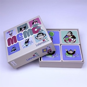 <span class=keywords><strong>Jeu</strong></span> de cartes personnalisées à imprimer soi-même, en papier, carrées, pour apprendre à reconnaître les formes et développer la mémoire, pour les enfants de 2 à 3 ans - Product Image 2