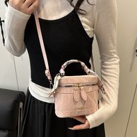 Sac à main pour femme en PU blanc avec poignée, motif lettres, imperméable, bandoulière amovible, foulard en soie, mignon et doux