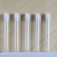 Nouveaux petits flacons de parfum de 0,5 ml, 1 ml, 2 ml, 3 ml, échantillons gratuits, flacons en verre cylindriques avec bouchon à vis