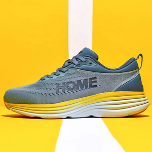 รองเท้าวิ่งผู้ชายคุณภาพสูง ดีไซน์ทันสมัยสำหรับกิจกรรมกลางแจ้งในฤดูร้อน พื้นรองเท้าทำจากยาง มีจำหน่ายในราคาขายส่ง - Product Image 4