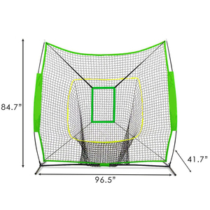 Tùy Chỉnh 6*6ft/7 * 7FT Xách Tay Bóng Chày Đánh Net Softball Bóng Chày Thực Hành Mục Tiêu Net Bóng Đá Bóng Chày Đào Tạo Lưới - Product Image 1