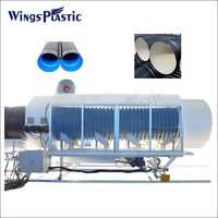 Macchina Estrusore per Tubi Corrugati a Doppia Parete in HDPE PP PVC / Linea di Estrusione Verticale