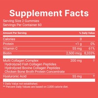 Gummies de collagène OEM ODM sous marque privée pour la beauté et la santé : soutien des cheveux, de la peau, des ongles et des articulations – Complément alimentaire