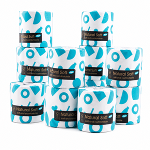 กระดาษชำระเนื้อนุ่ม NP Natural Soft แบบม้วนมาตรฐาน นุ่มสบาย ผลิตจากเยื่อไม้บริสุทธิ์ - Product Image 1