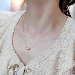 WENCHI สร้อยคอมุกน้ำจืดสีขาวธรรมชาติแบบจี้เดี่ยวพร้อมสายโซ่ เครื่องประดับที่หรูหราและสง่างาม - Product Image 5