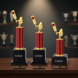 High-end Die Casting Metal Cricket <b>Trophy</b> Laser <b>Engraved</b> Portable for Professional Recognition & Achievement Ceremonies - Product Image 1
