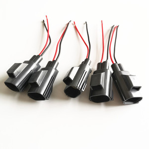 맞춤형 18awg 10cm 2 핀 남성 자동 커넥터 와이어 하네스 와이어 하네스 제조업체 - Product Image 1