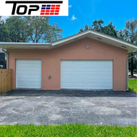 Porte de garage en PU pour maisons, double couche de peau en acier, mousse injectée sans CFC, classement énergétique R-18 Energy Star