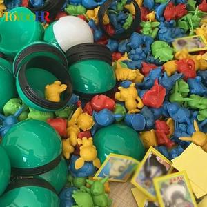 Mini Palla di Pikachu in Plastica da 5 cm, Giocattolo Unisex Ispirato agli Anime Pokémon con Personaggi Cartoon come Psyduck ed Eevee - Product Image 6