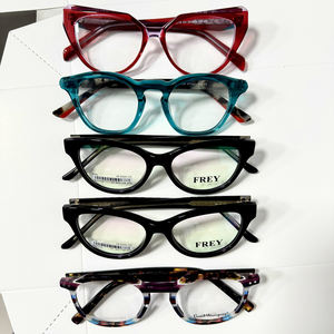 Montures de <span class=keywords><strong>lunettes</strong></span> en acétate épaisses carrées haut de gamme en gros mixtes, stock disponible, tendance, pour unisexe - Product Image 2