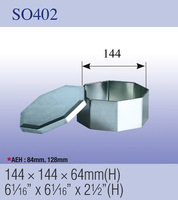 Boîte Cadeau en Métal Hexagonale Personnalisée avec Logo Imprimé, Qualité Alimentaire, Étanche, pour Biscuits, Chocolats, Bonbons et Confiseries