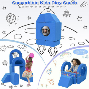 Équipement de jeu sensoriel pour enfants avec mousse haute élasticité et revêtement en tissu pour les centres d'éducation précoce - Product Image 2