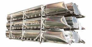 Venta al por mayor de fábrica personalizada ajuste duradero múltiples embarcaciones accesorios para barcos 30-40MM de espesor hueco de aleación de aluminio troncos de pontón - Product Image 2