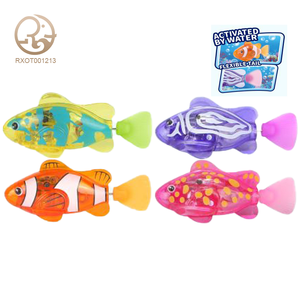 <span class=keywords><strong>Juguete</strong></span> Robótico de Gato Eléctrico con Luz LED, <span class=keywords><strong>Juguete</strong></span> Interactivo de <span class=keywords><strong>Pez</strong></span> Robótico de Plástico para Niños y Gatos de 5 a 7 Años - Product Image 2