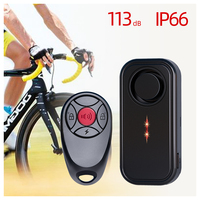 Alarme antivol durable IP66 pour voiture et vélo, son 113 dB, chargement USB, télécommande, 3 tonalités de klaxon, détection 10 m, système d'alarme triaxial