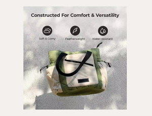 Tùy chỉnh Nylon Puffy bông Tote túi, công suất lớn không thấm nước Vai Túi Xách với máy tính xách tay tay áo cho sử dụng hàng ngày - Product Image 2