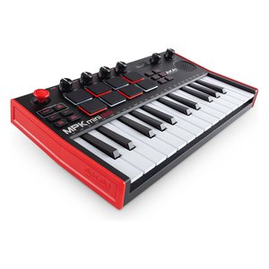 Controlador de teclado <span class=keywords><strong>Akai</strong></span> <span class=keywords><strong>MPK</strong></span> <span class=keywords><strong>Mini</strong></span> Play de 25 teclas con pads y arpegiador para producción musical - Product Image 3
