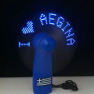Best Selling Promotional Hot New Gift Novelty Product, ABS Battery Plastic LED Light Up Fashion Flashing Fans Gift Item Factory