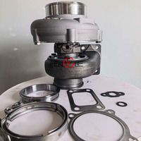 Roue de turbine en aluminium usiné de 2e génération avec palier de roulement, Turbo GT35, bride T3, A/R .63, collier V-band