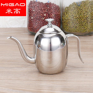 Jarra de aceite de acero inoxidable con boquilla larga, botella multiusos para condimentos, para uso en la cocina - Product Image 2