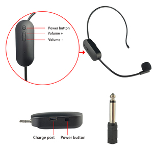 Microphone sans fil de qualité d'approvisionnement d'usine professionnel pour guide touristique <span class=keywords><strong>casque</strong></span> de microphone sans fil pour l'enseignement en direct - Product Image 3