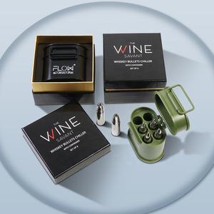 ชุดหินวิสกี้สแตนเลสรูปทรงระเบิดพร้อมกล่องสี - อุปกรณ์บาร์ที่เป็นมิตรกับสิ่งแวดล้อมและนำกลับมาใช้ใหม่ได้ - Product Image 6