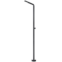 Colonne de douche moderne Weihao en nickel brossé, système de douche extérieur à eau froide, ensemble de douche en acier inoxydable à fixation au sol